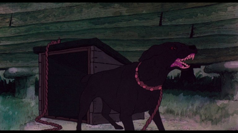 Screen capture from Watership Down