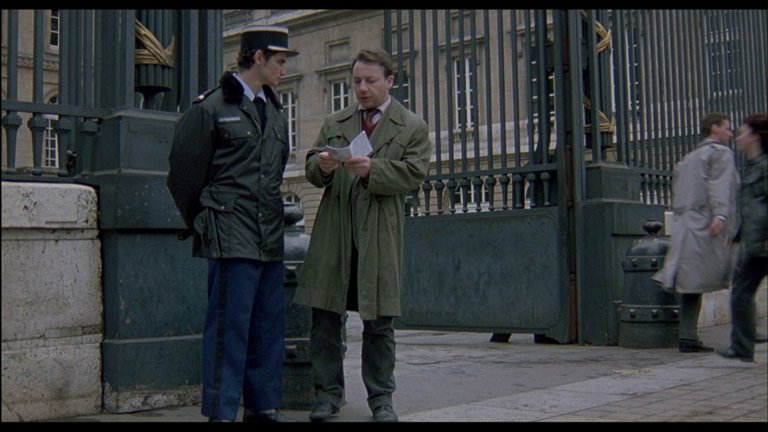Screen capture from Three Colors: White