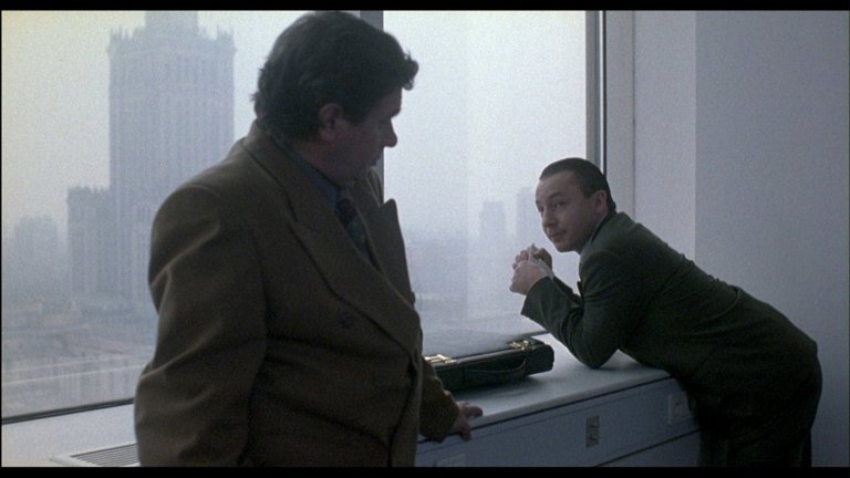 Screen capture from Three Colors: White