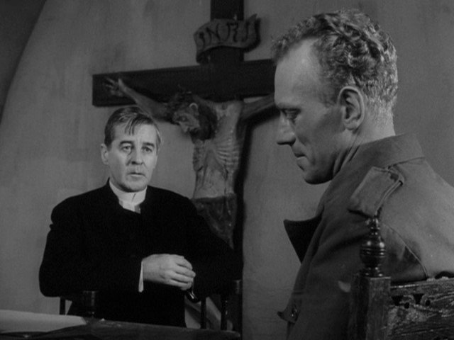 Screen capture from Winter Light