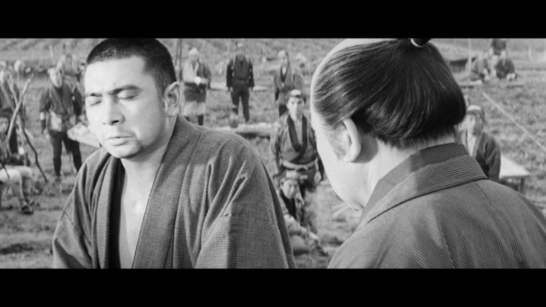 Screen capture from Zatoichi: The Blind Swordsman