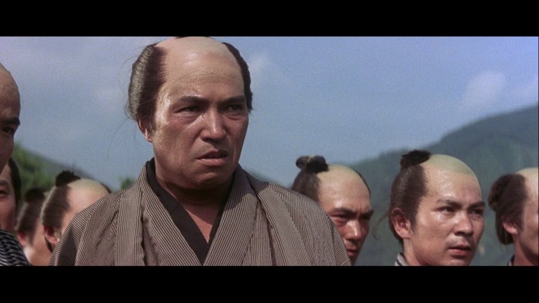 Screen capture from Zatoichi: The Blind Swordsman