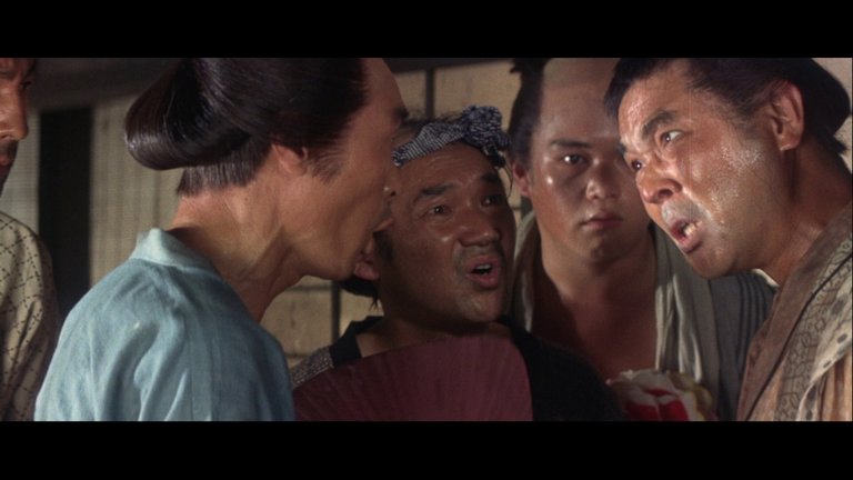 Screen capture from Zatoichi: The Blind Swordsman