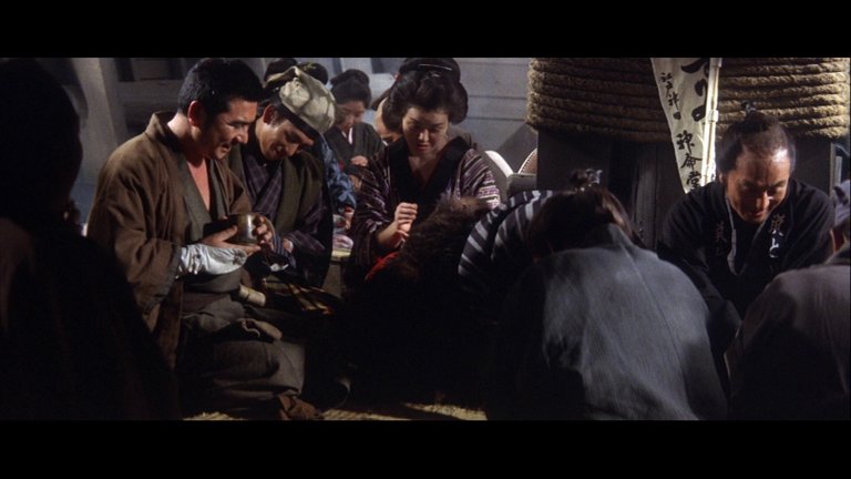 Screen capture from Zatoichi: The Blind Swordsman