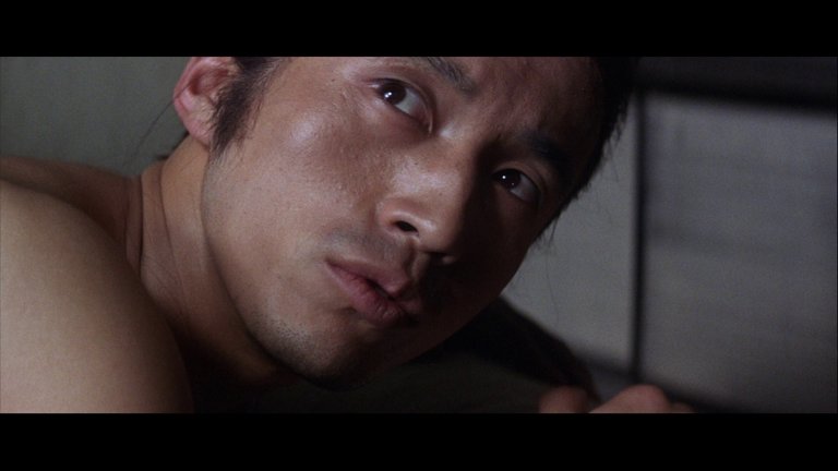 Screen capture from Zatoichi: The Blind Swordsman