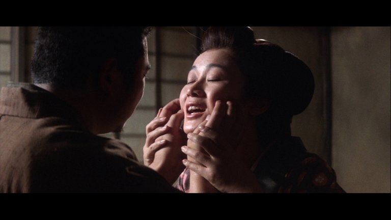 Screen capture from Zatoichi: The Blind Swordsman