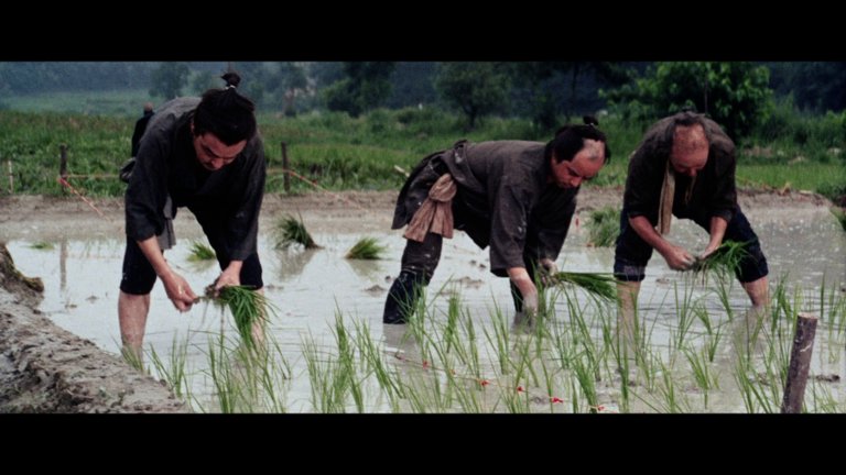 Screen capture from Zatoichi: The Blind Swordsman