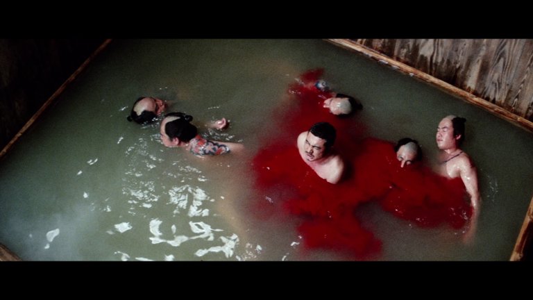 Screen capture from Zatoichi: The Blind Swordsman