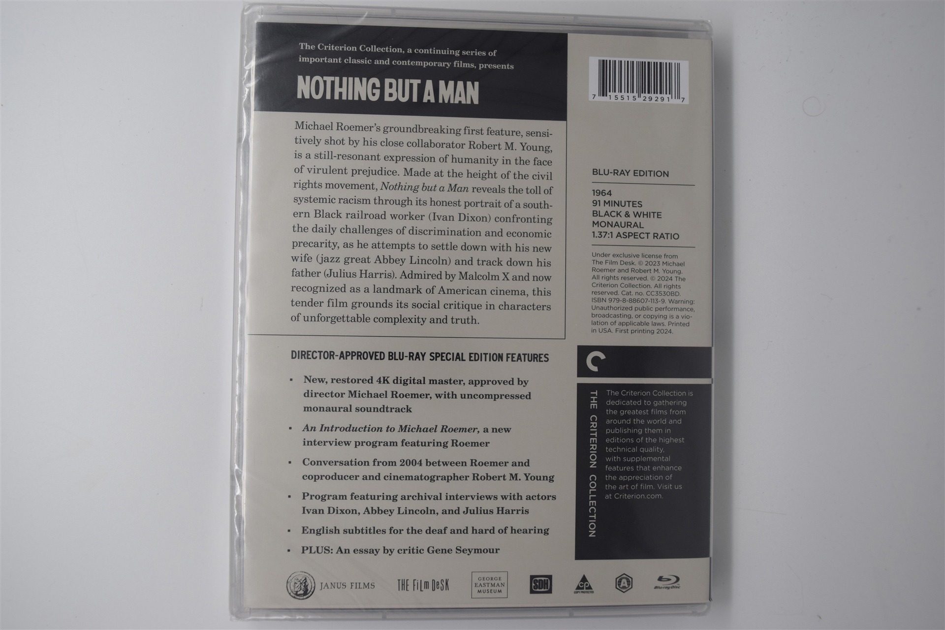 Screen capture from Nothing but a Man