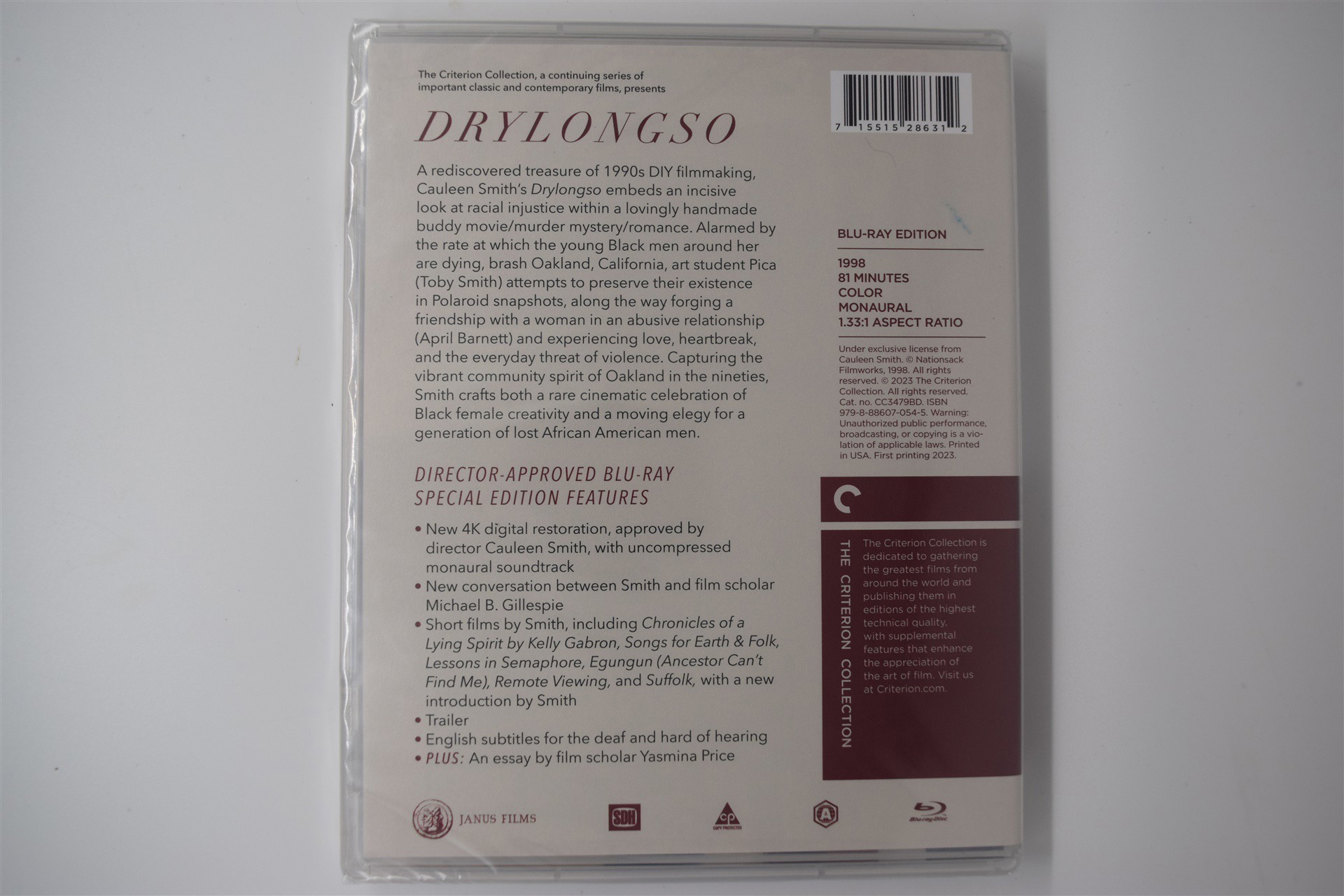 Screen capture from Drylongso