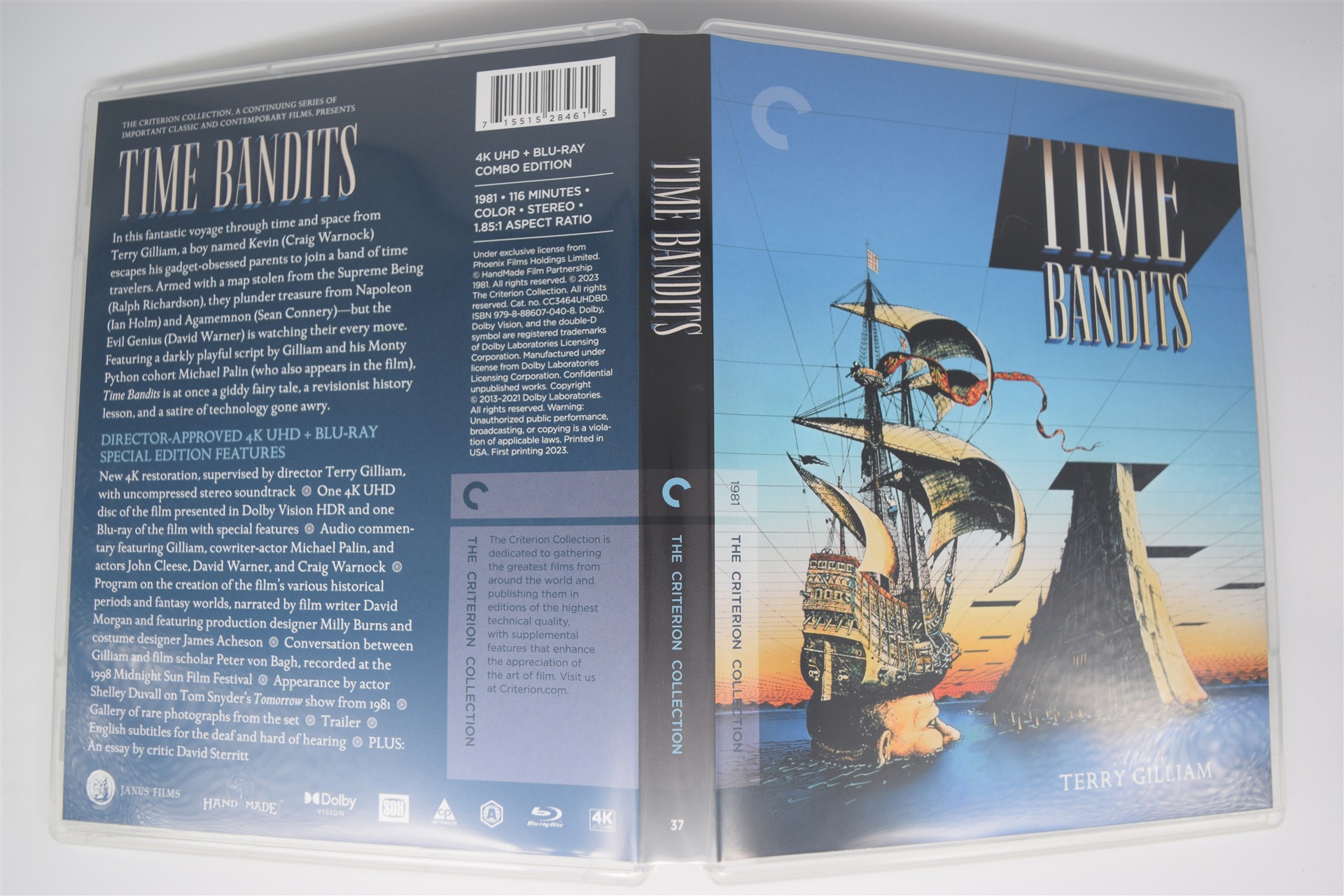 Screen capture from Time Bandits