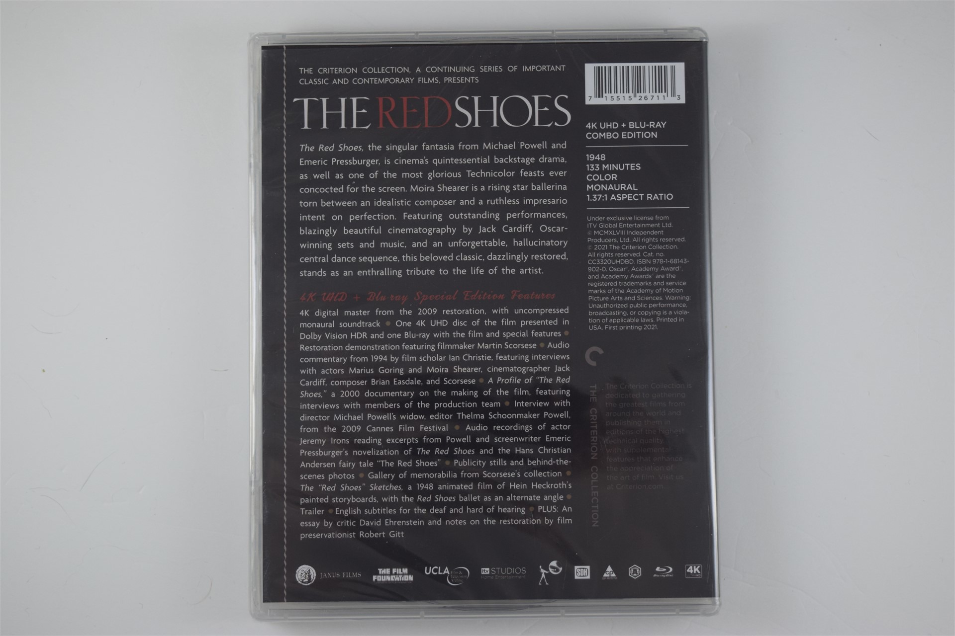 Screen capture from The Red Shoes