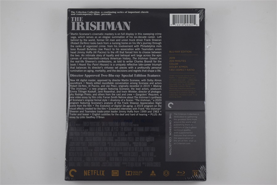 Screen capture from The Irishman