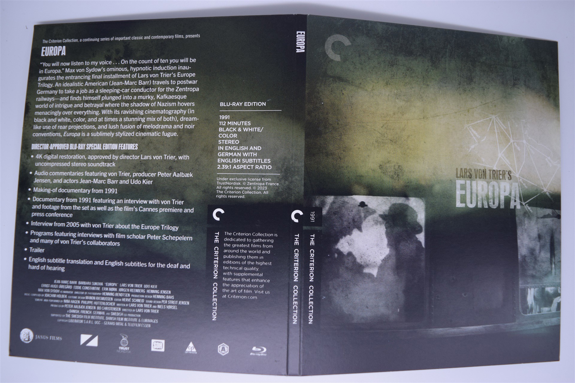 Screen capture from Lars von Trier’s Europe Trilogy