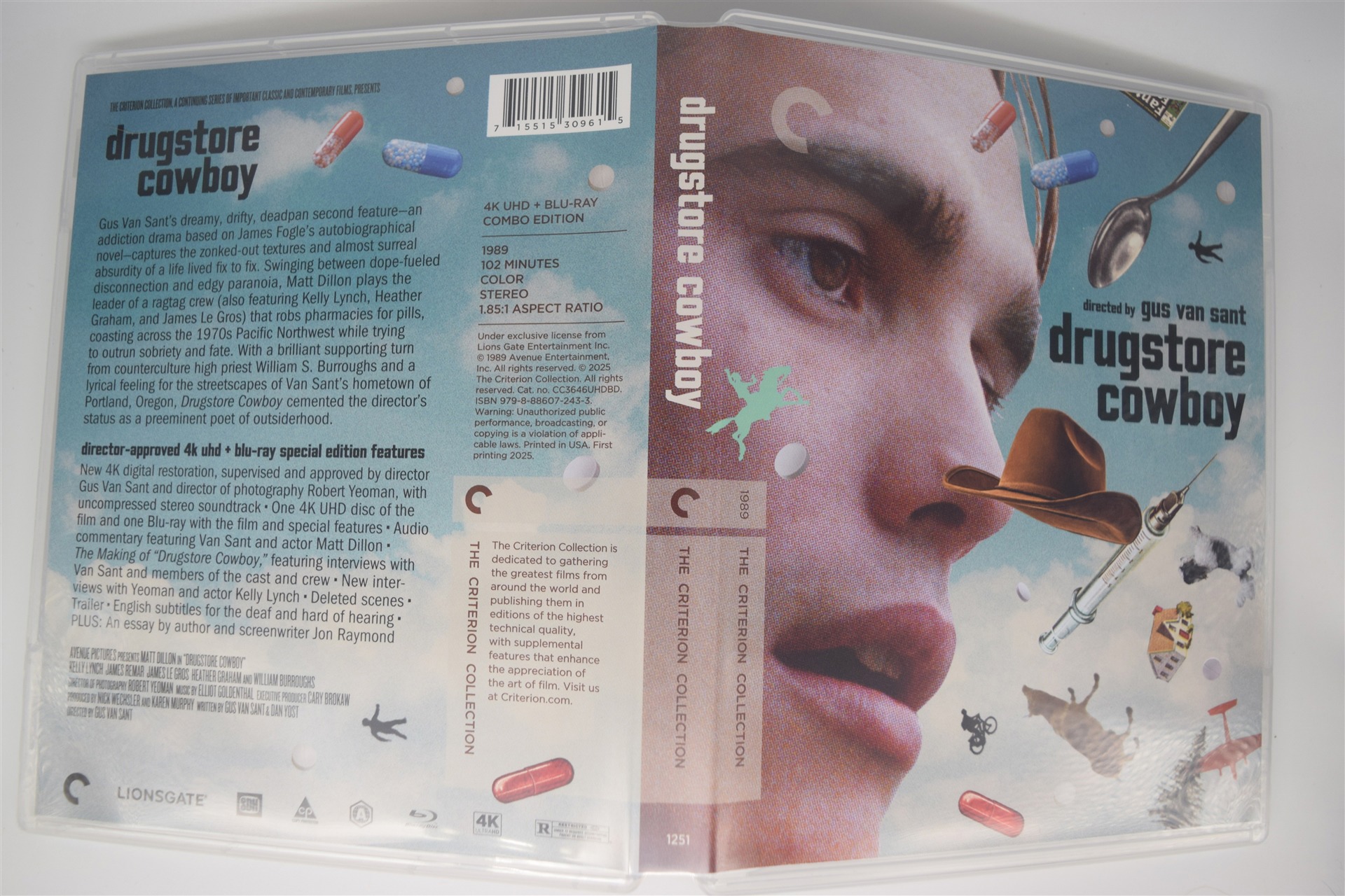 Screen capture from Drugstore Cowboy