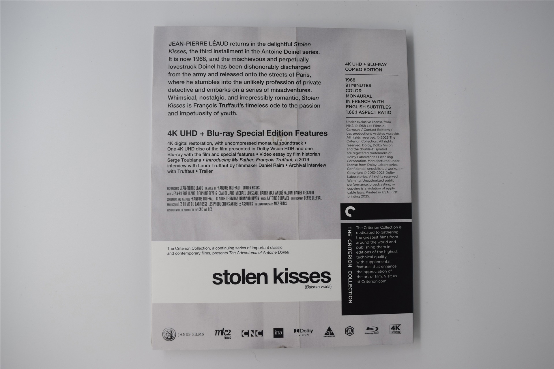 Screen capture from Stolen Kisses