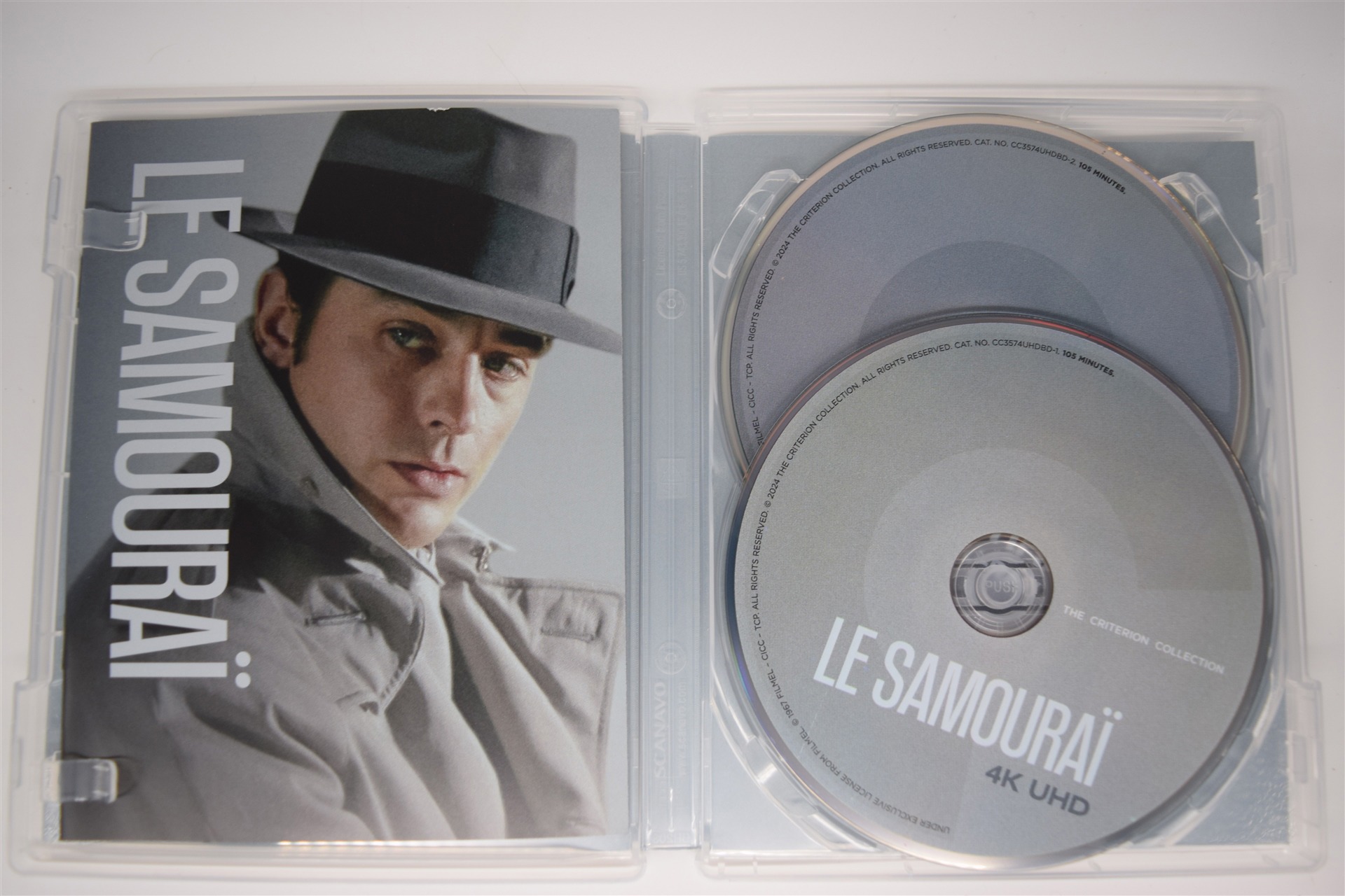 Screen capture from Le samouraï