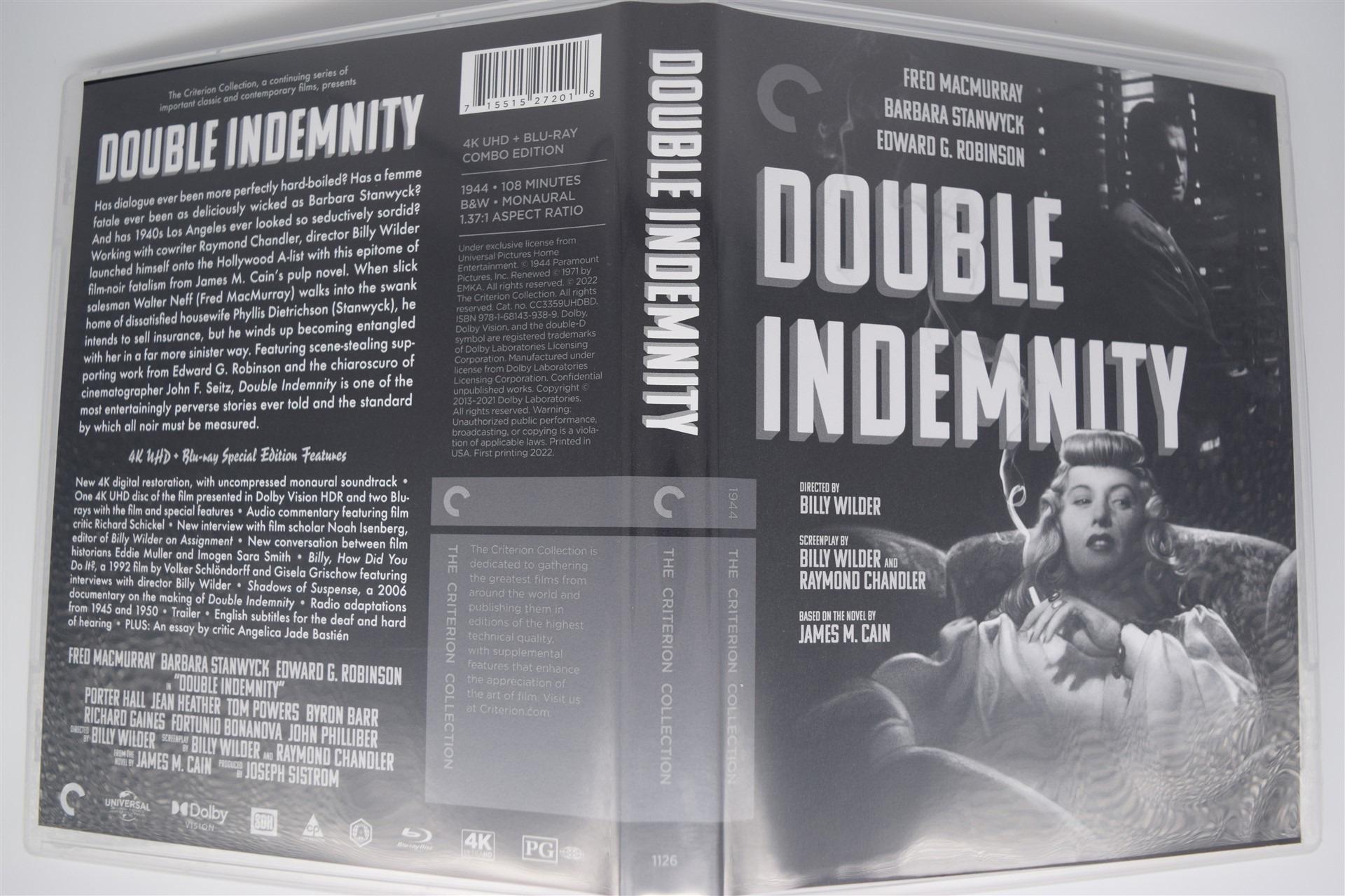Screen capture from Double Indemnity