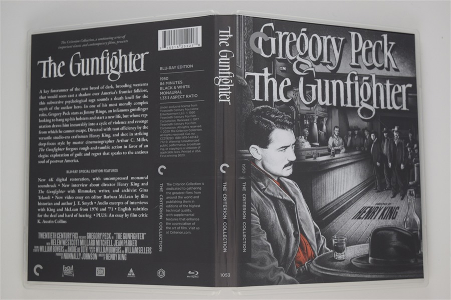 Screen capture from The Gunfighter