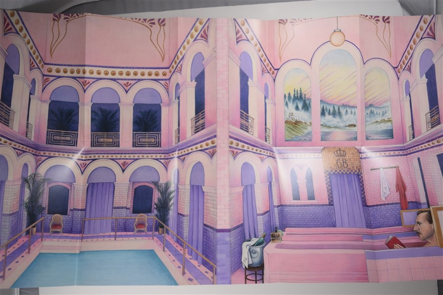 Screen capture from The Grand Budapest Hotel