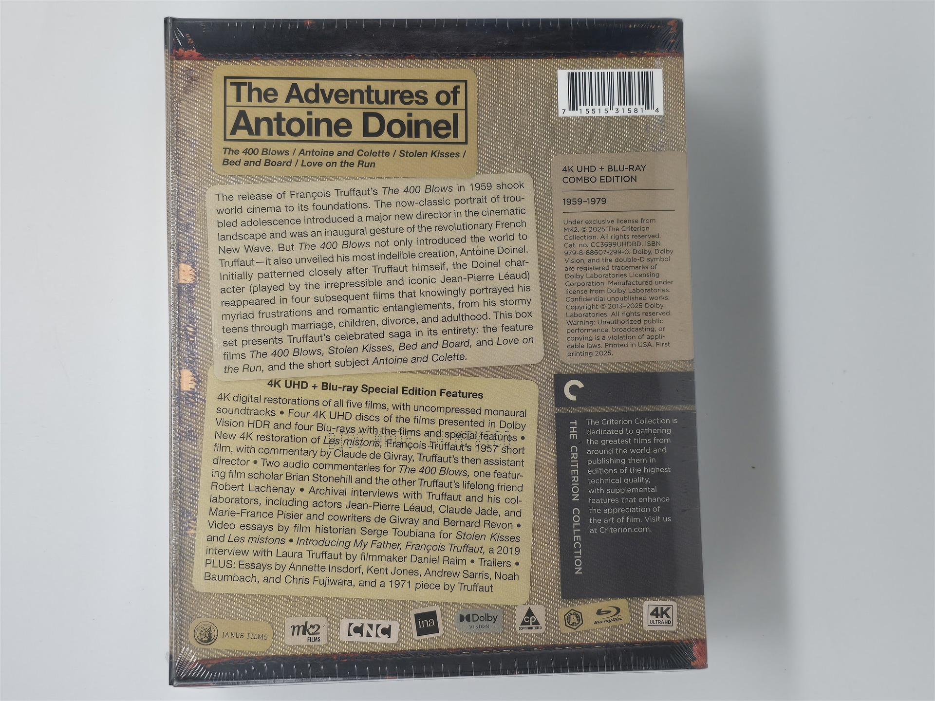Screen capture from The Adventures of Antoine Doinel