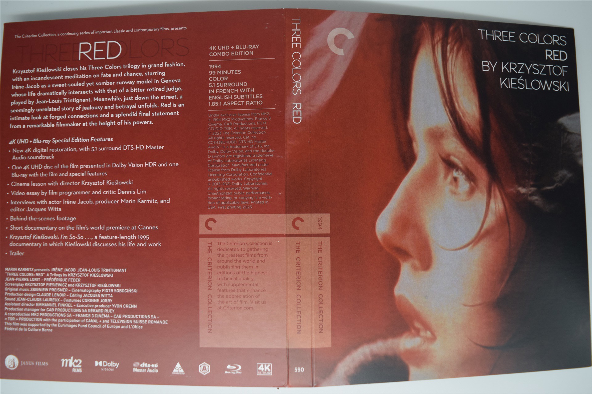 Screen capture from Three Colors