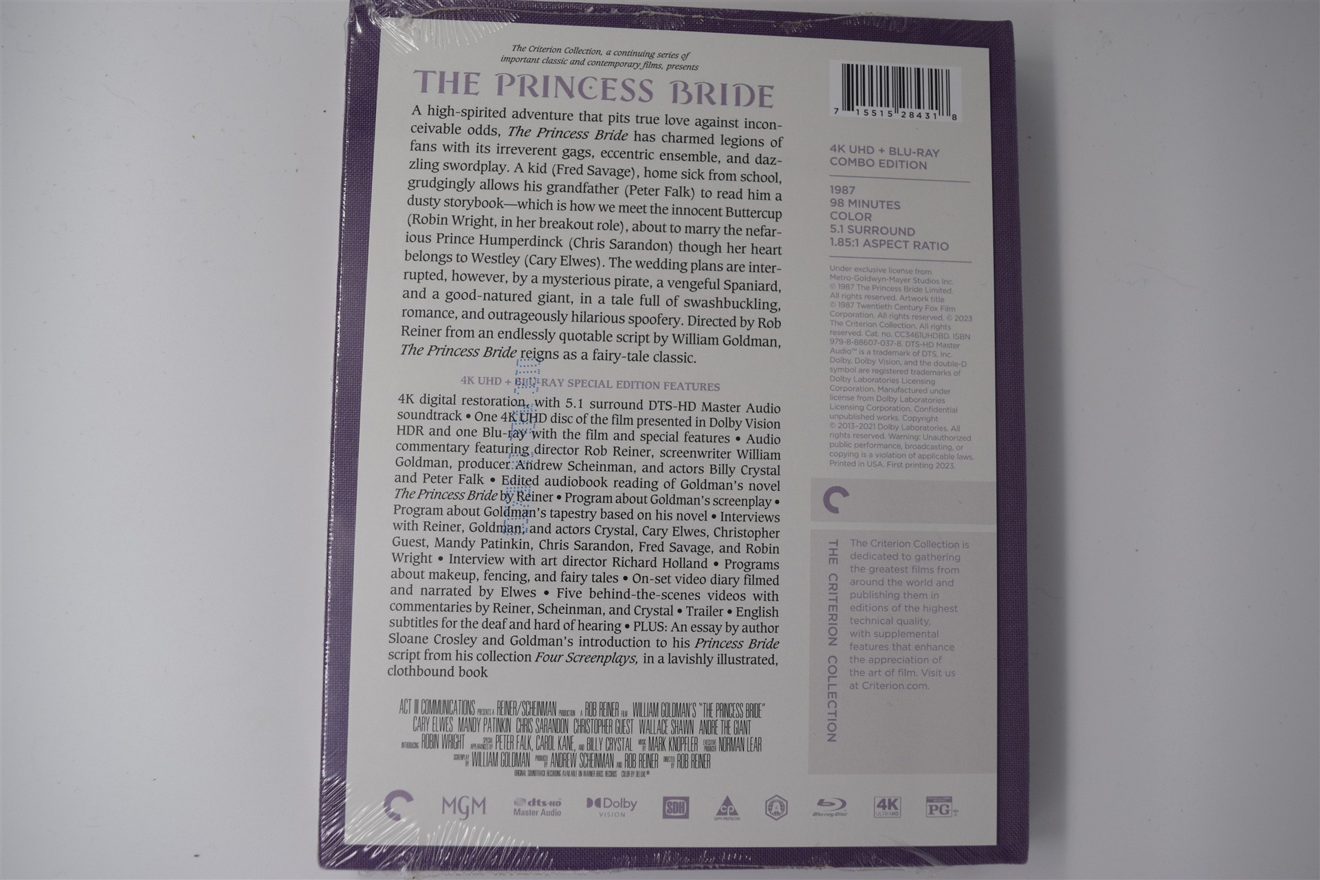 Screen capture from The Princess Bride