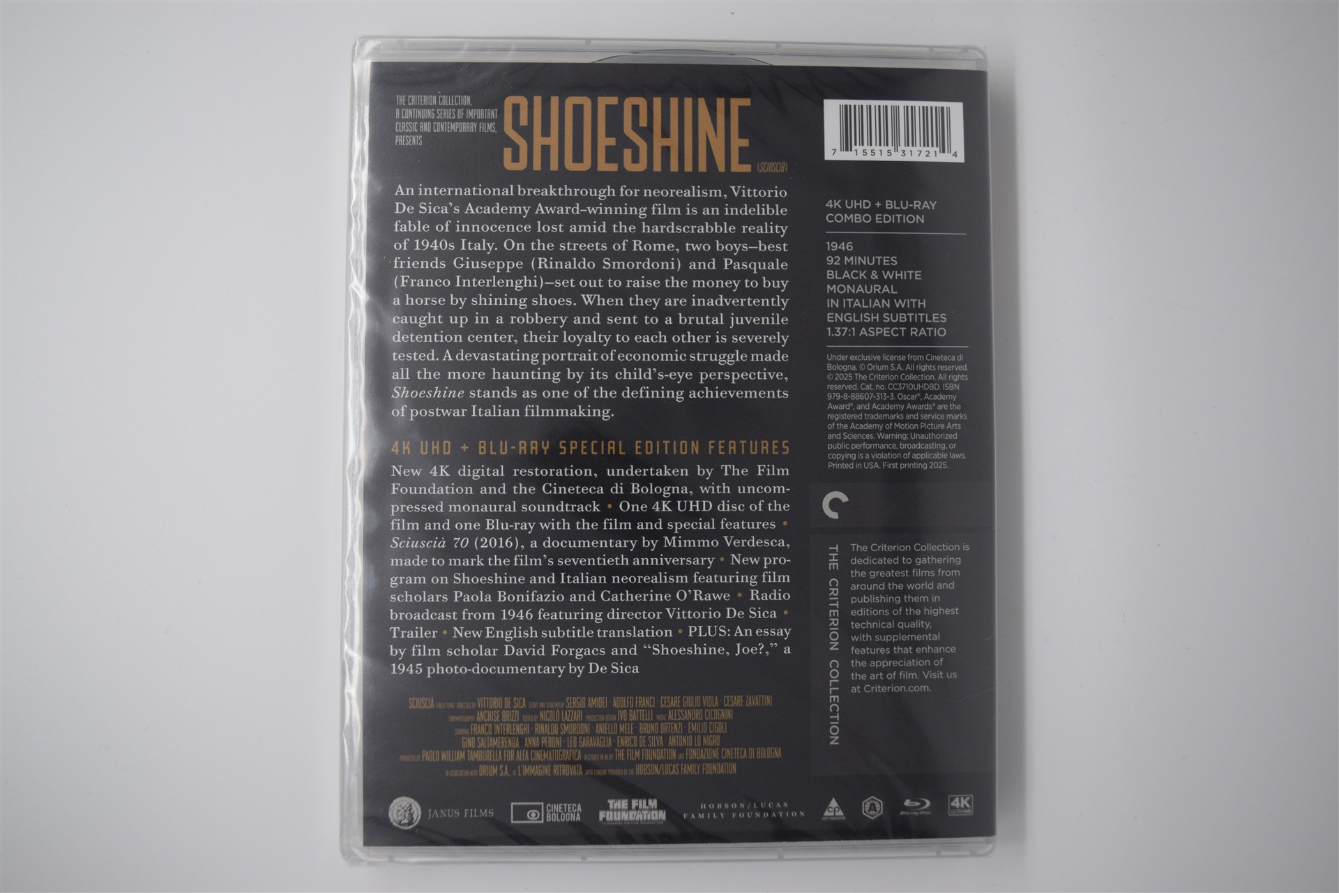 Screen capture from Shoeshine