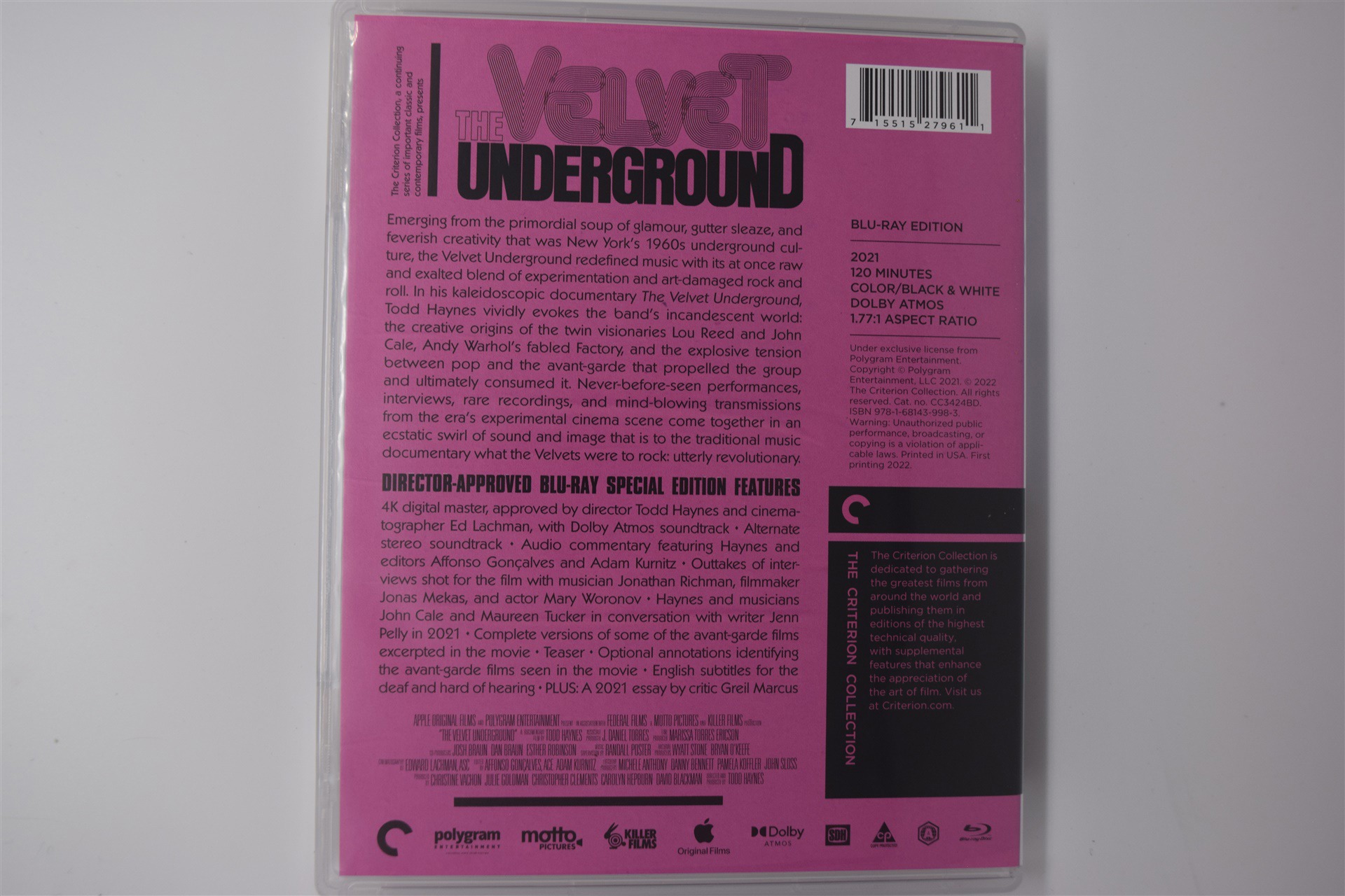Screen capture from The Velvet Underground