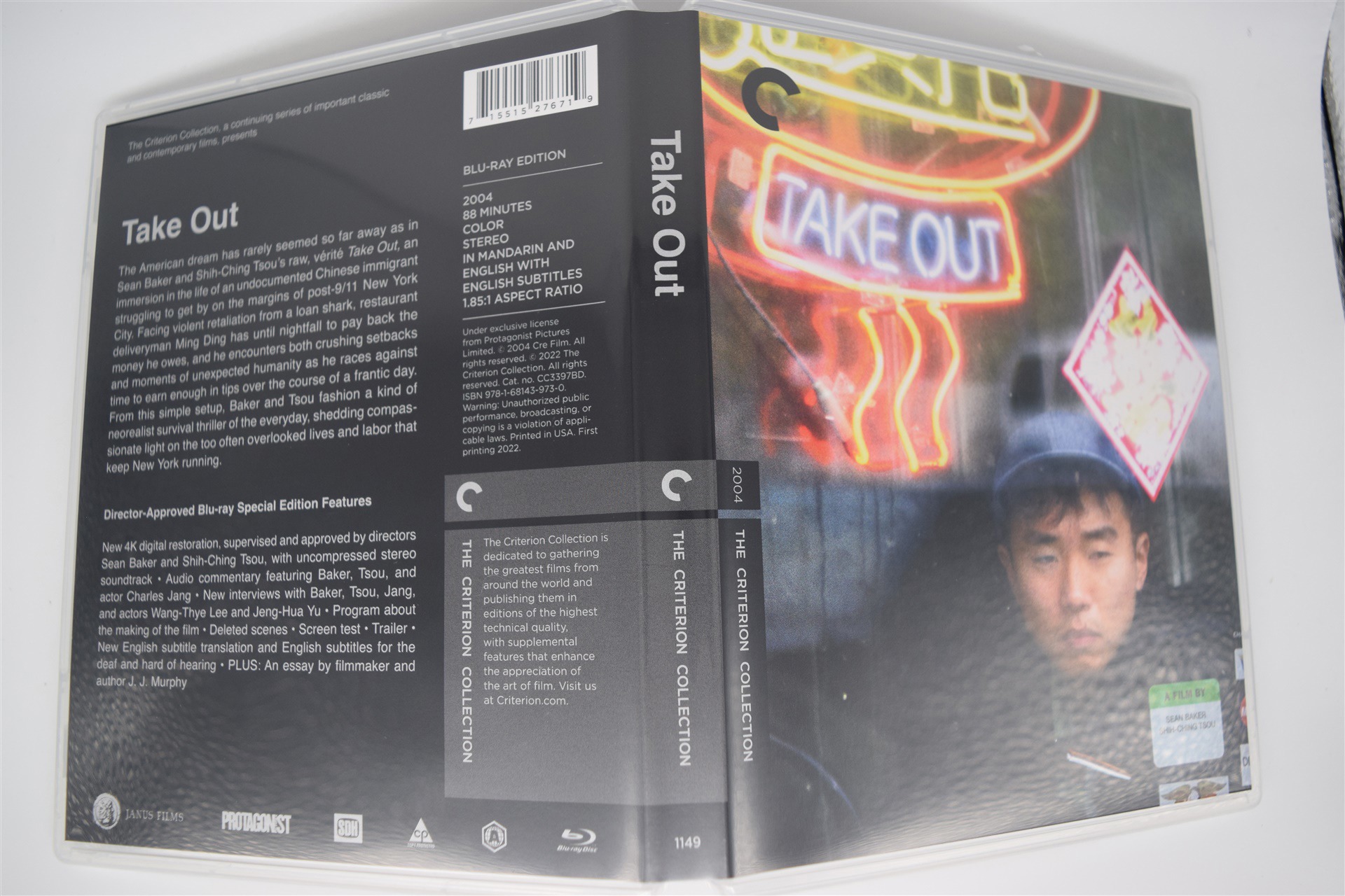 Screen capture from Take Out