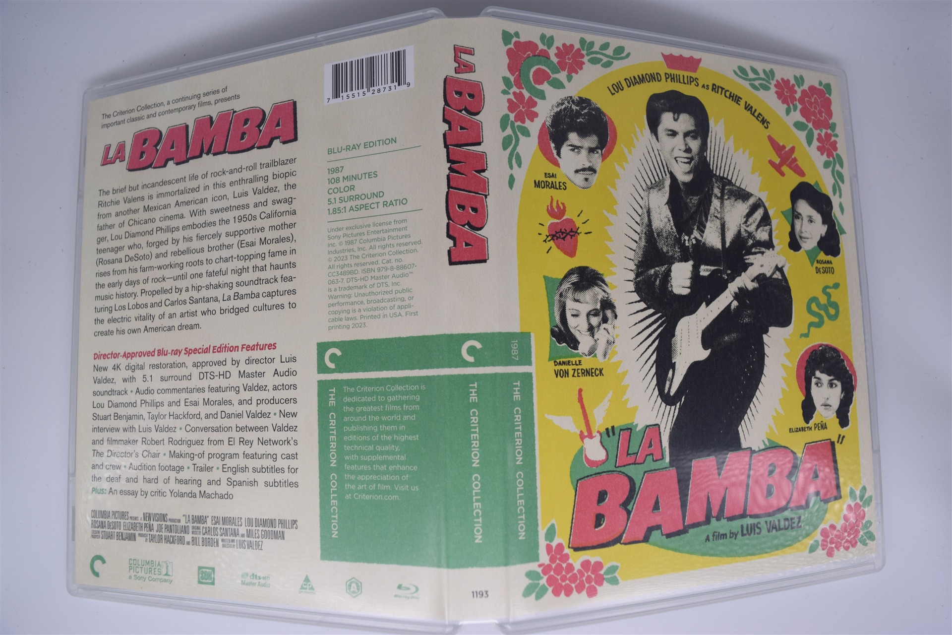Screen capture from La Bamba