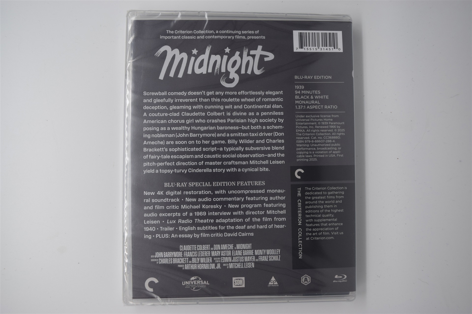 Screen capture from Midnight