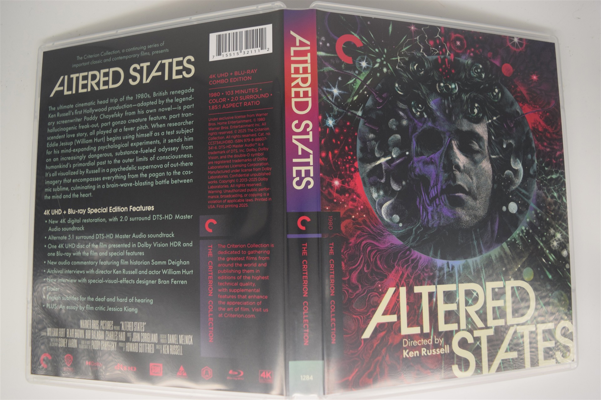 Screen capture from Altered States