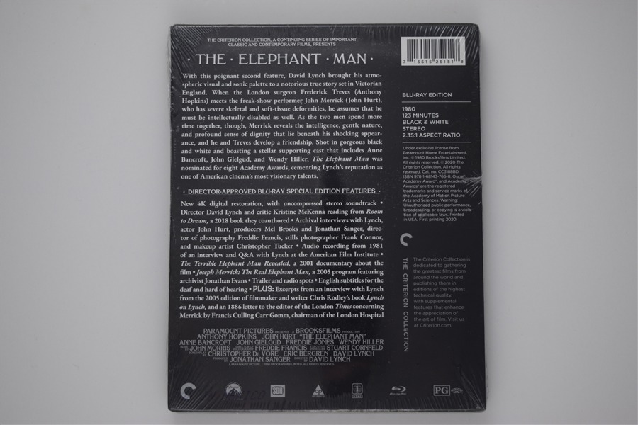 Screen capture from The Elephant Man