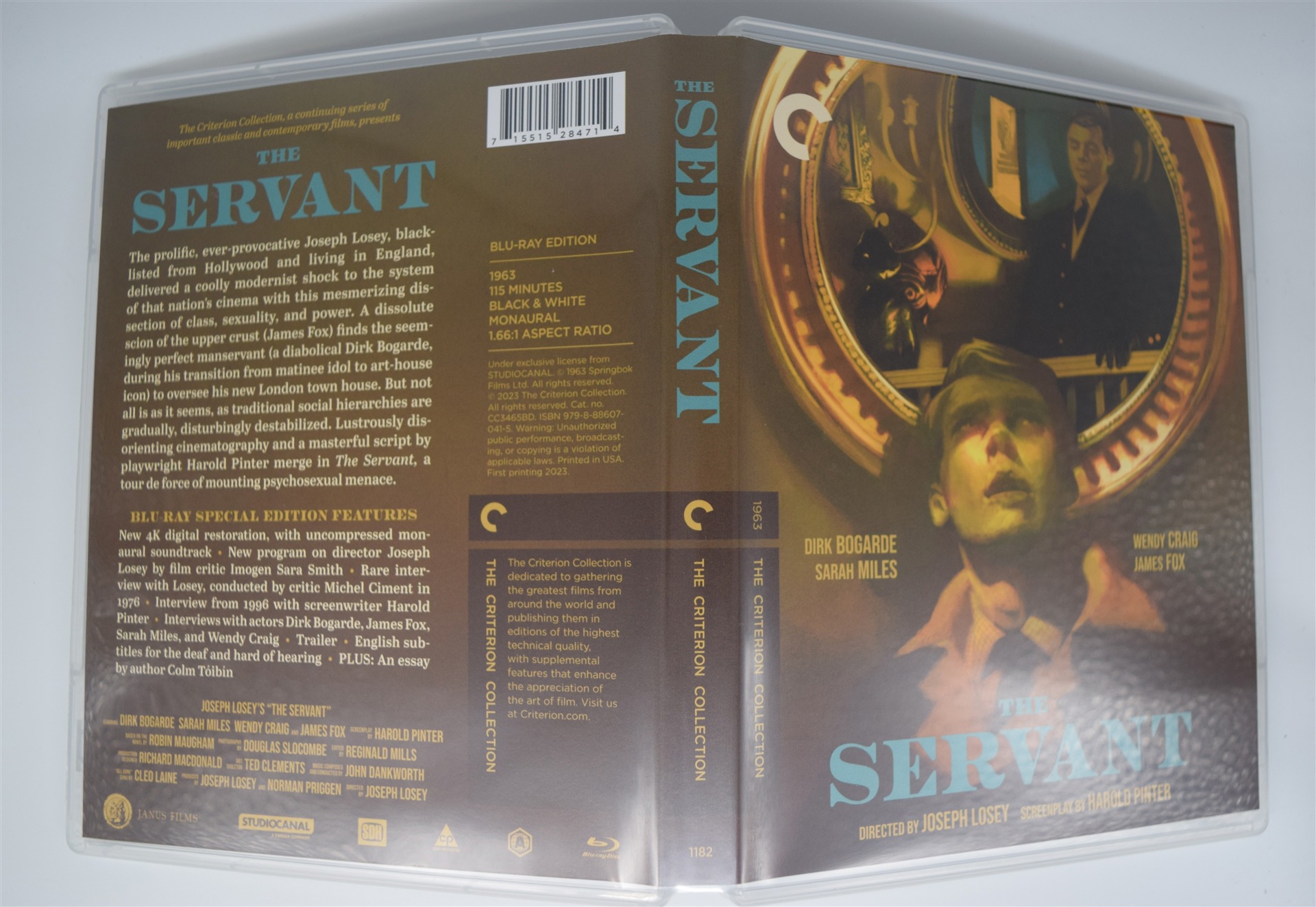 Screen capture from The Servant