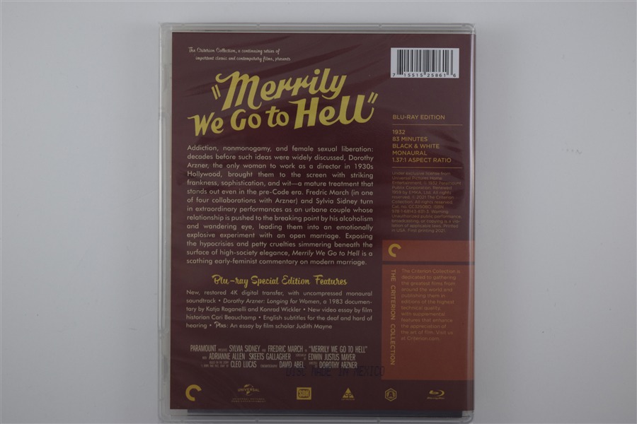 Screen capture from Merrily We Go to Hell