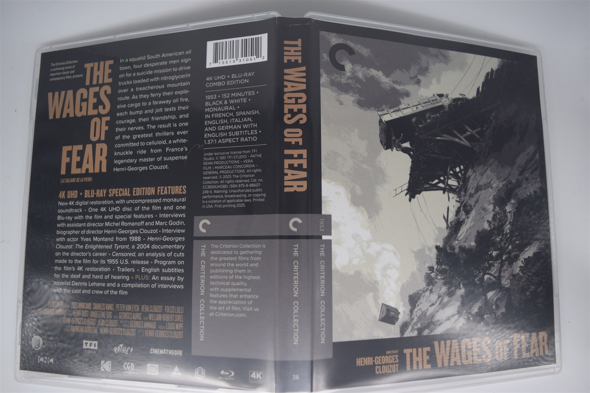 Screen capture from The Wages of Fear