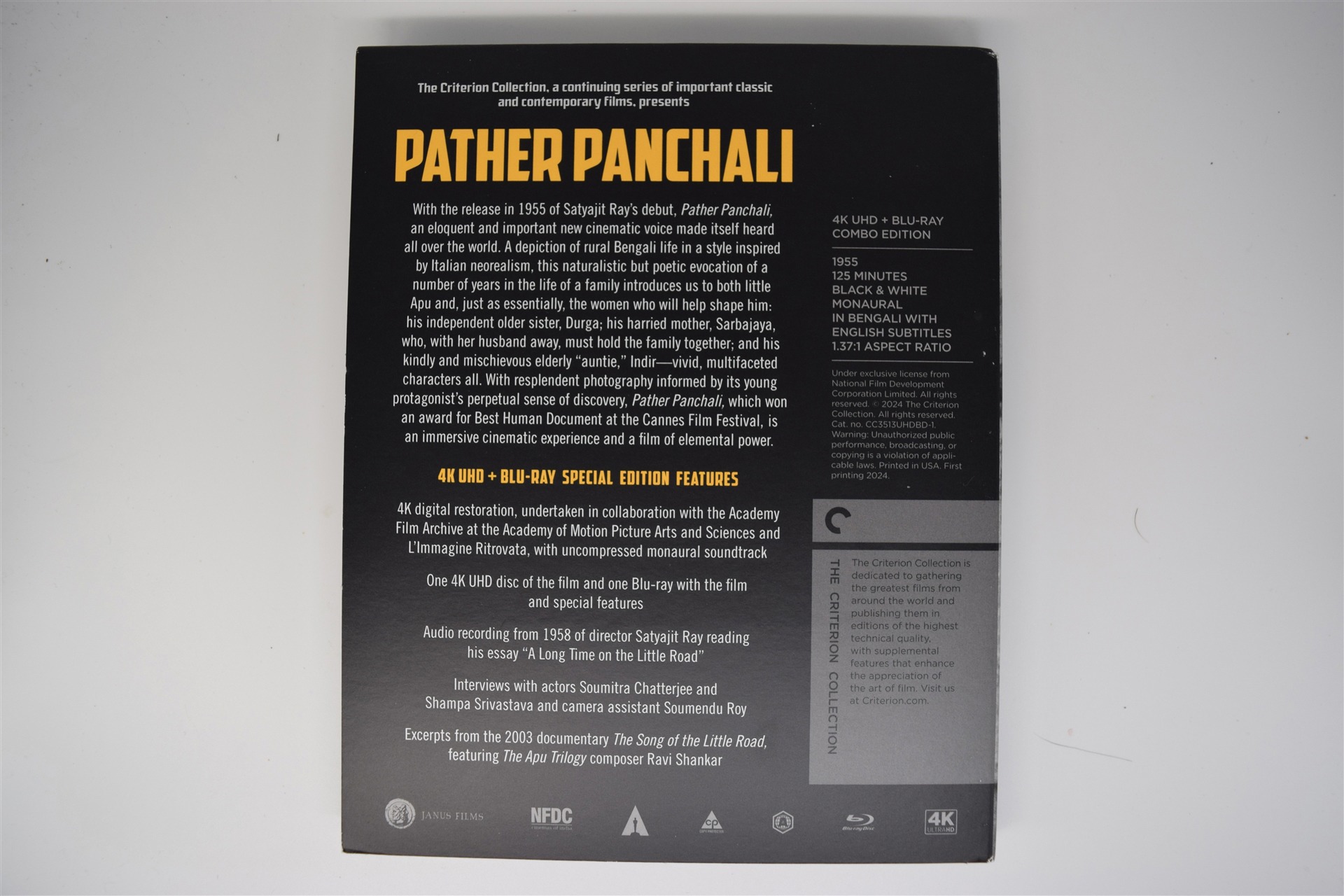 Screen capture from Pather Panchali