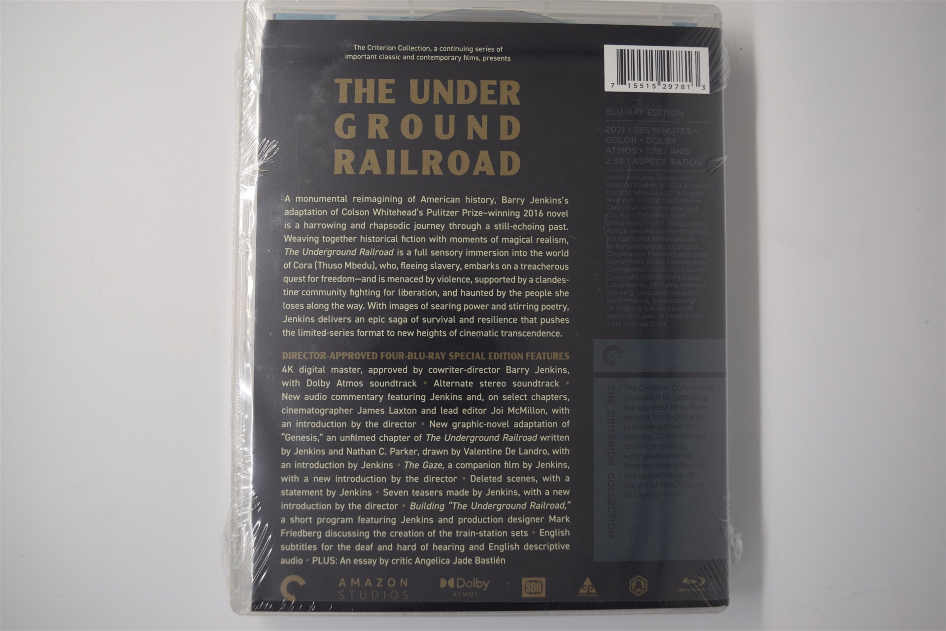 Screen capture from The Underground Railroad
