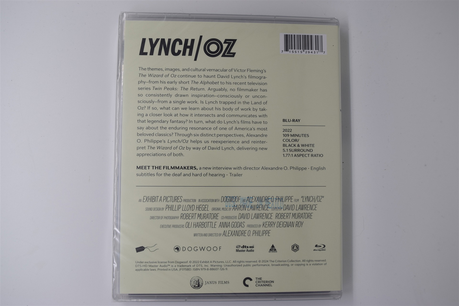 Screen capture from Lynch/Oz