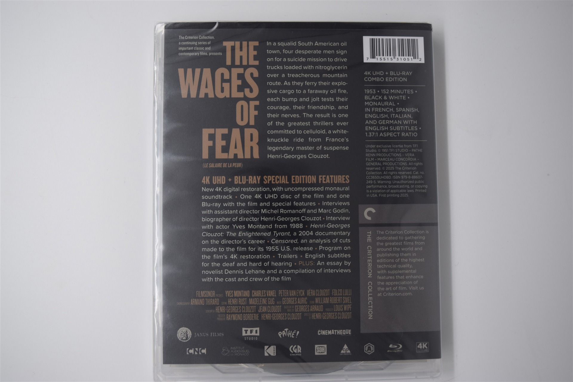 Screen capture from The Wages of Fear
