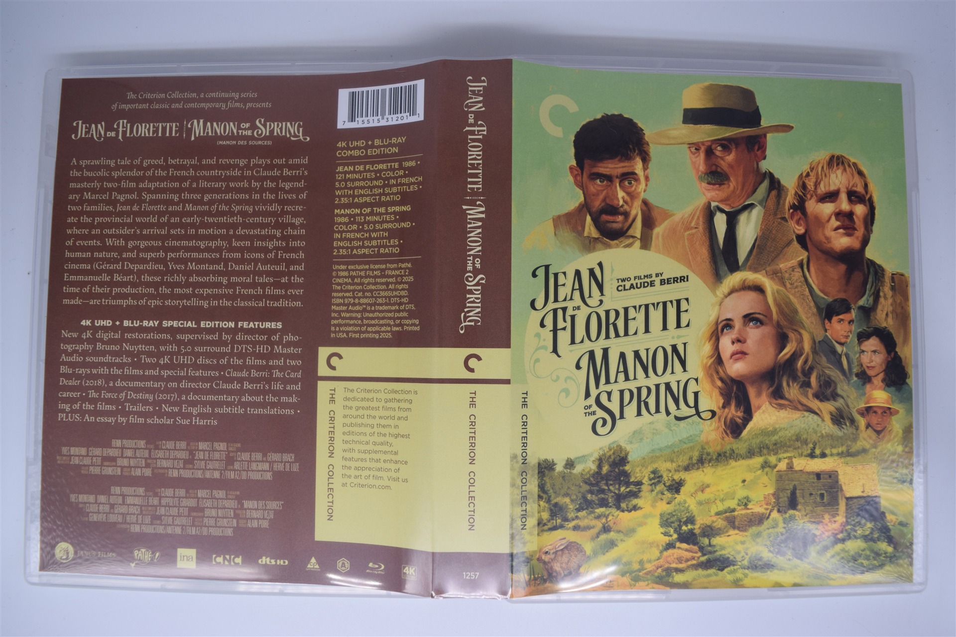 Screen capture from Jean de Florette / Manon of the Spring: Two Films by Claude Berri