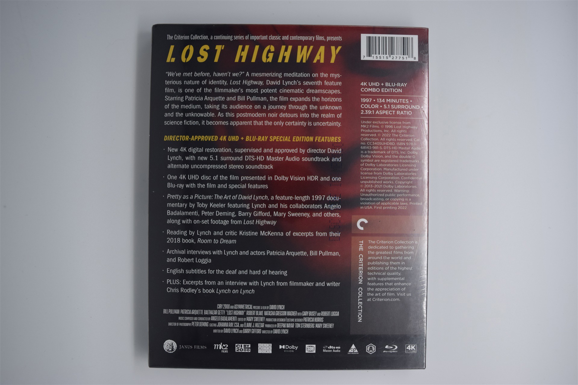 Screen capture from Lost Highway