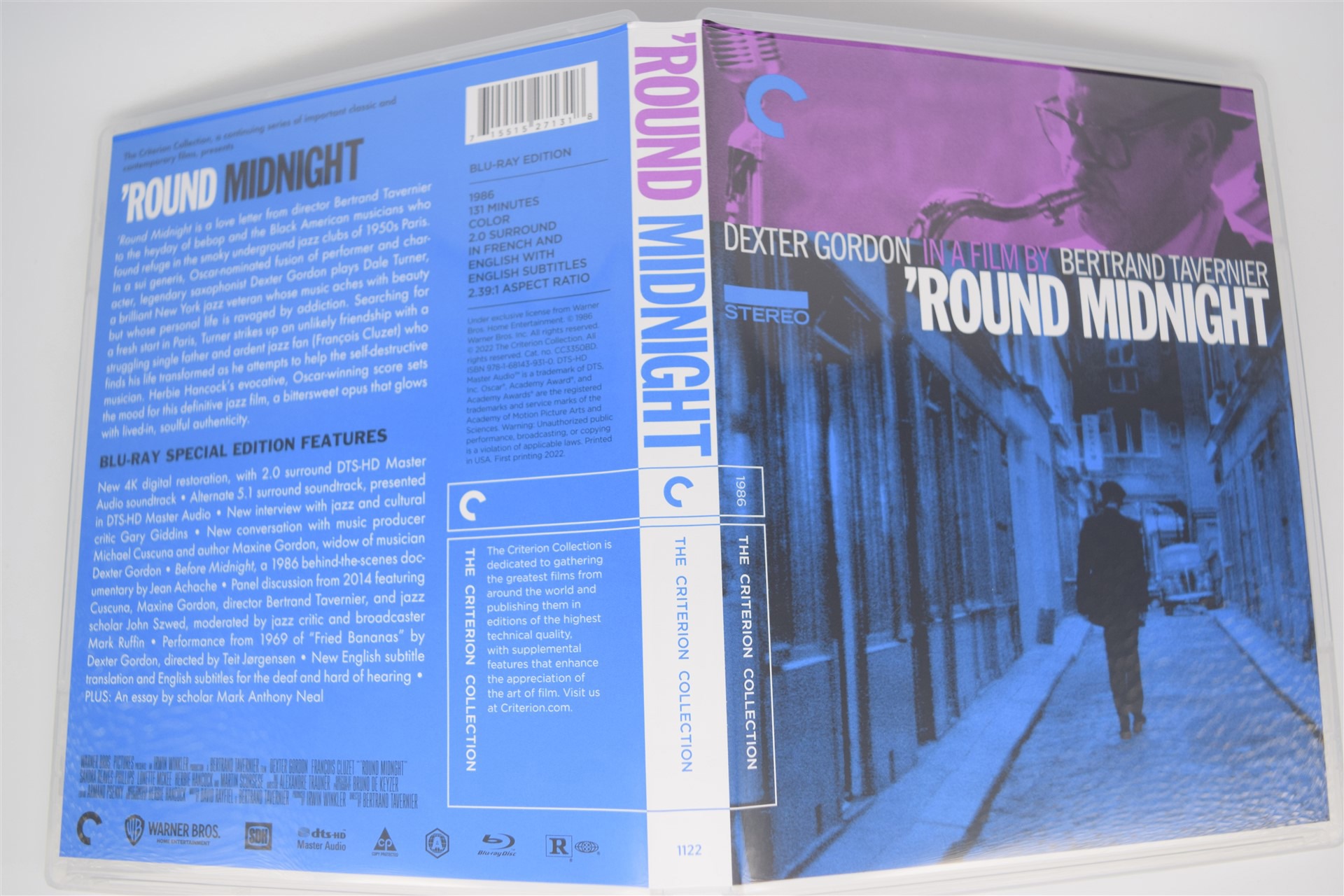 Screen capture from ’Round Midnight