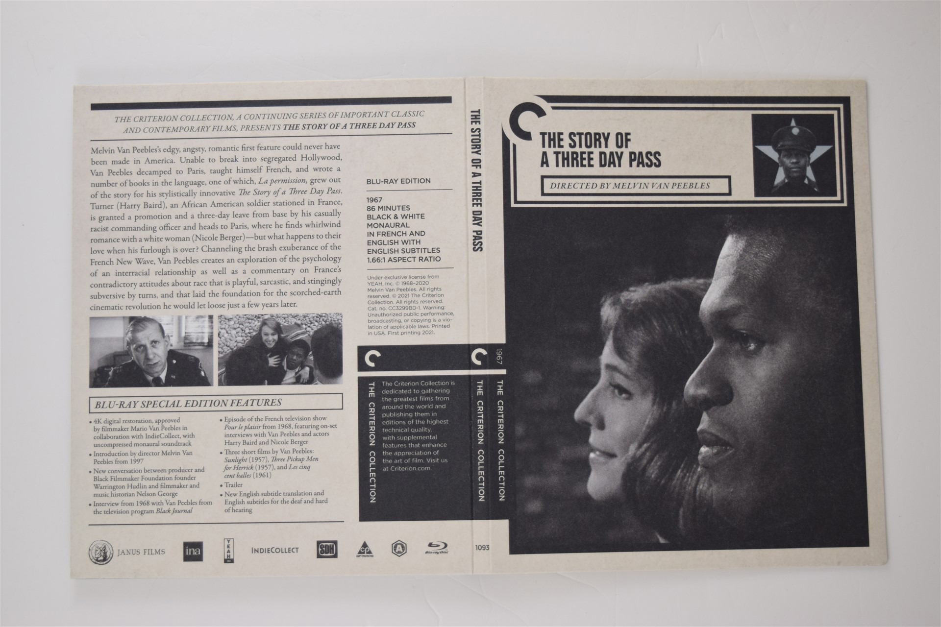 Screen capture from Melvin Van Peebles: Essential Films