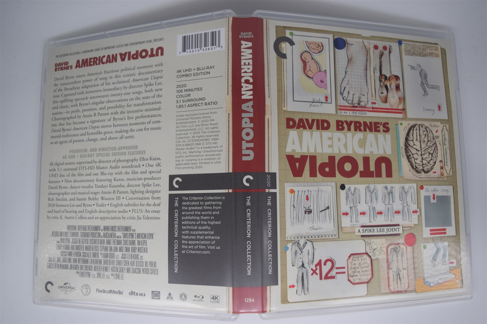 Screen capture from David Byrne's American Utopia