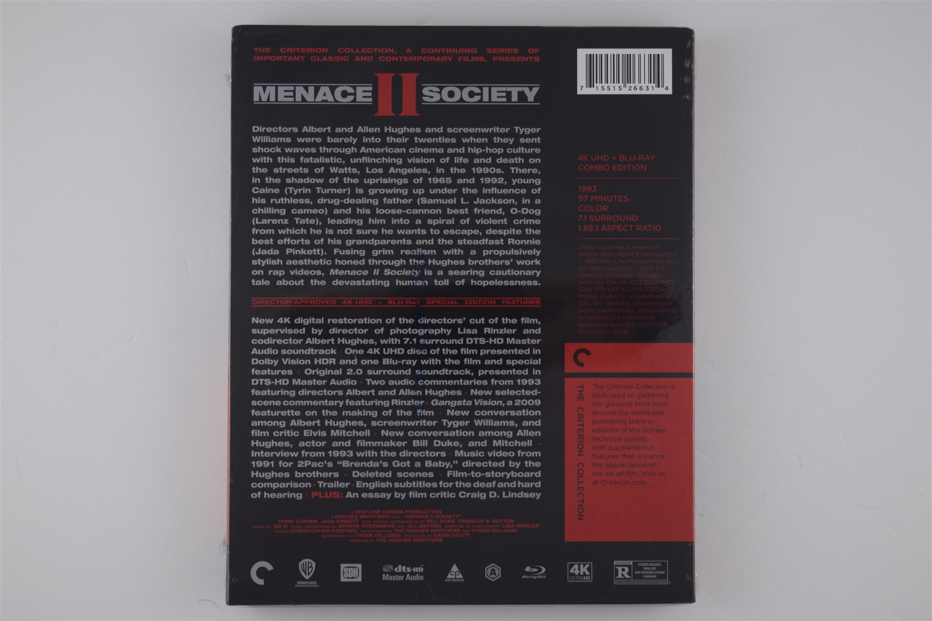 Screen capture from Menace II Society