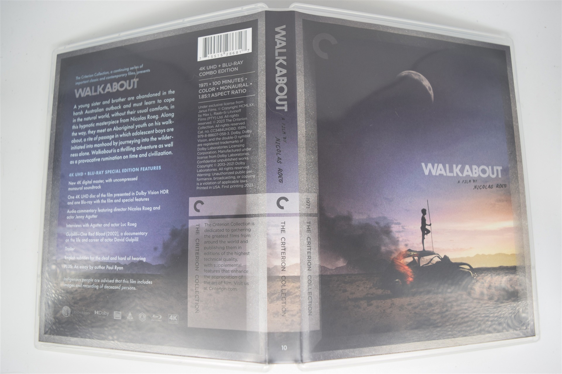 Screen capture from Walkabout
