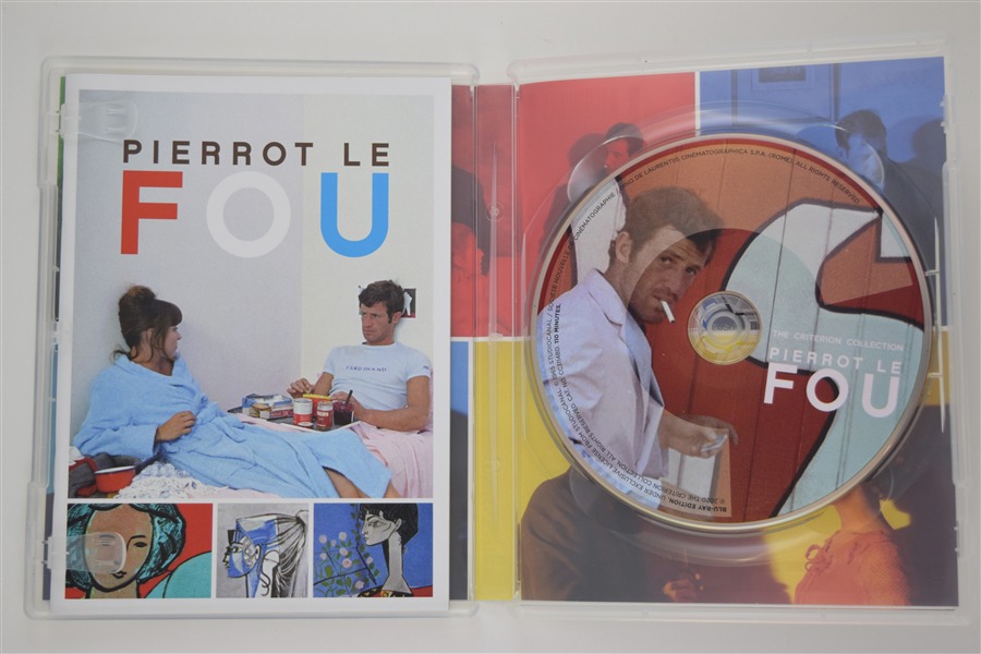 Screen capture from Pierrot le fou