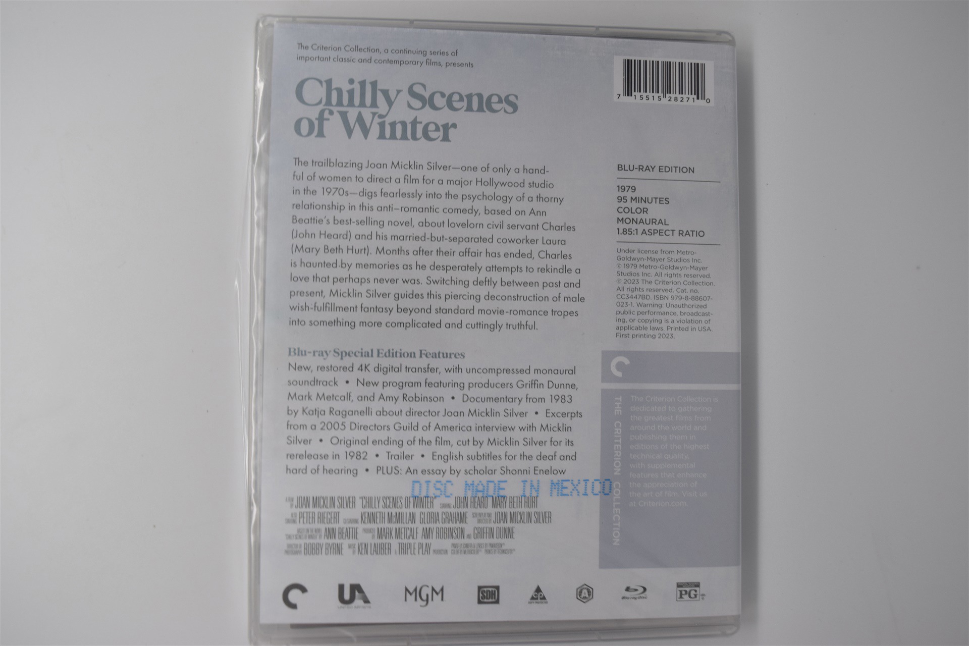 Screen capture from Chilly Scenes of Winter